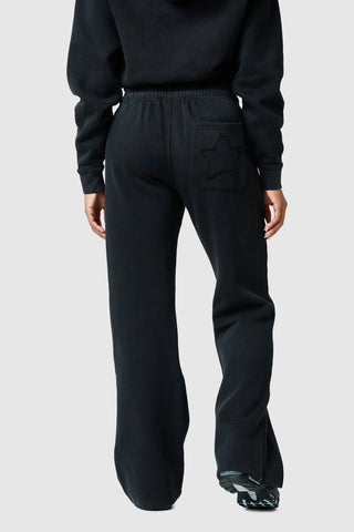Womens Lrzo Wrld Applique Jogger - Black