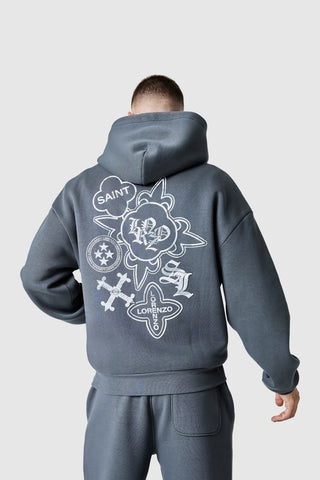 Icon Camo Hood - Graphite Grey