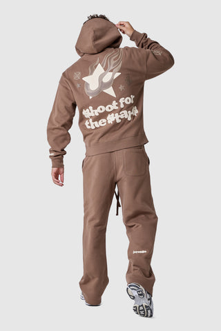 Shoot For The Stars Jogger - Earthy Brown