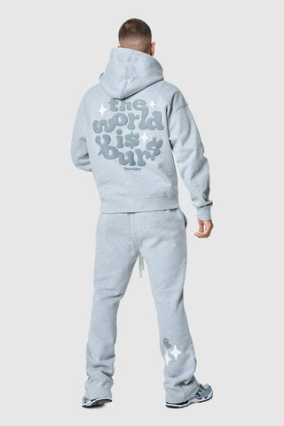 World Is Yours Tracksuit 2.0 - Grey Marl