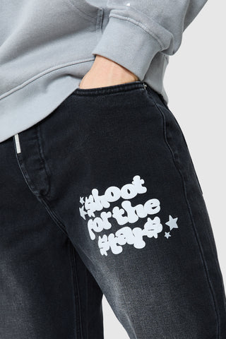 Shoot For The Stars Jean - Black