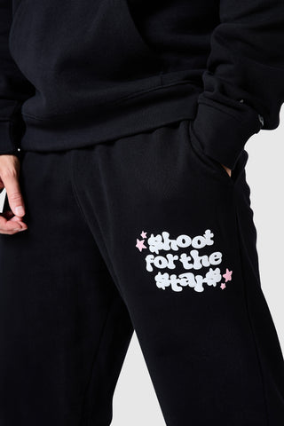 Shoot For The Stars Tracksuit - Black