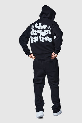 Dream Is Free 2.0 Zip Hood - Black