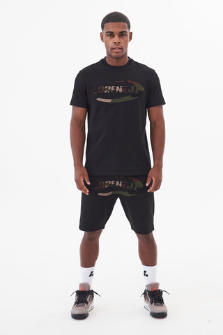 ORBIT BOUCLE SHORT - BLACK/CAMO